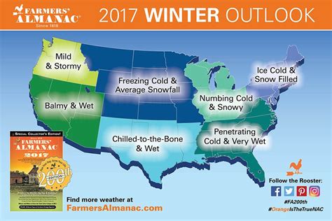 Farmers Almanac Releases 2016 17 Winter Forecast Firsthand Weather