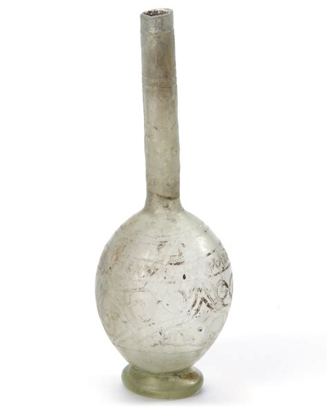A Persian Glass Bottle 11th 12th Century