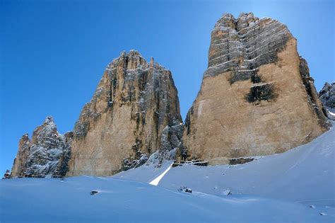 Snowshoes Excursion To The Tre Cime Di Lavaredo Dolomiti Skirock