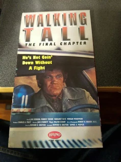 Walking Tall The Final Chapter Vhs Bo Svenson Forrest Tucker Sealed Picclick