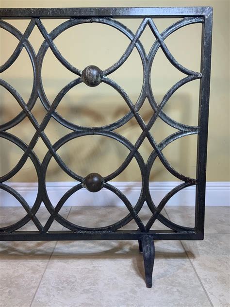 Cast Iron Fireplace Screen At 1stdibs