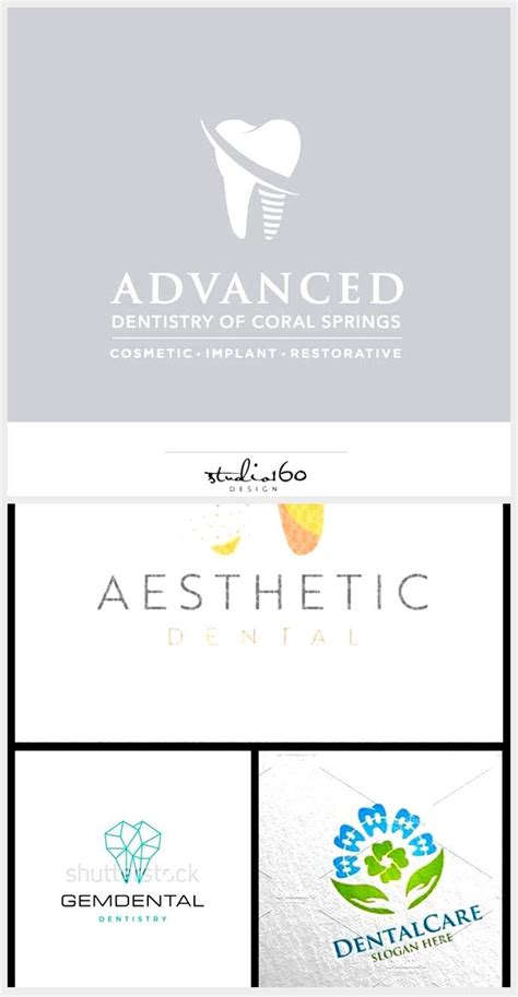 Dentist Logo Design Logo Branding Package Social Media Icons Individual Dentist Logo