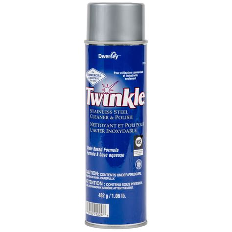 Diversey Twinkle 991224 17 Oz Stainless Steel Cleaner And Polish 12case