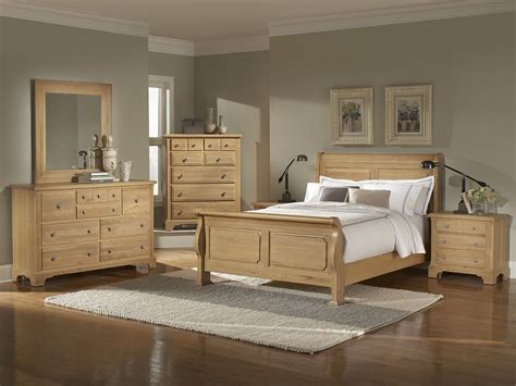 Oak Bedroom Furniture Sets Washed Oak Queen Sleigh Bedroom Group A At Nc Furniture Best
