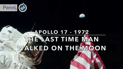 Apollo 17 In 1972 The Last Time Man Walked On The Moon Youtube