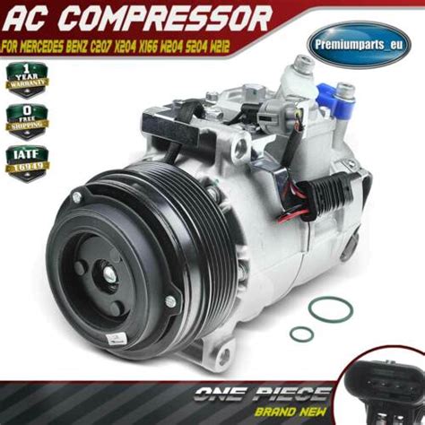 Air Conditioning Ac Compressor For Mercedes Benz C207 X204 X166 W204