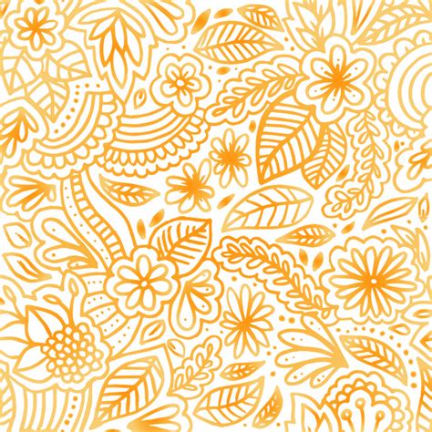 Yellow Orange Ombre Mandala 12x12 Patterned Vinyl Sheet Icraftvinyl