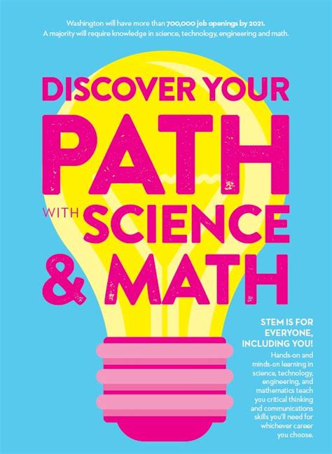 2018 19 School Poster Discover Your Path With Science And Math Ready