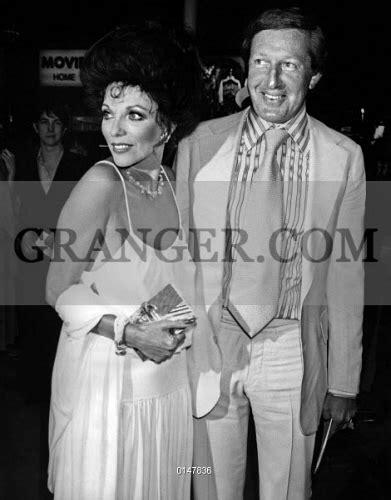 Image Of Joan Collins And Ron Kass Actress Joan Collins With Husband
