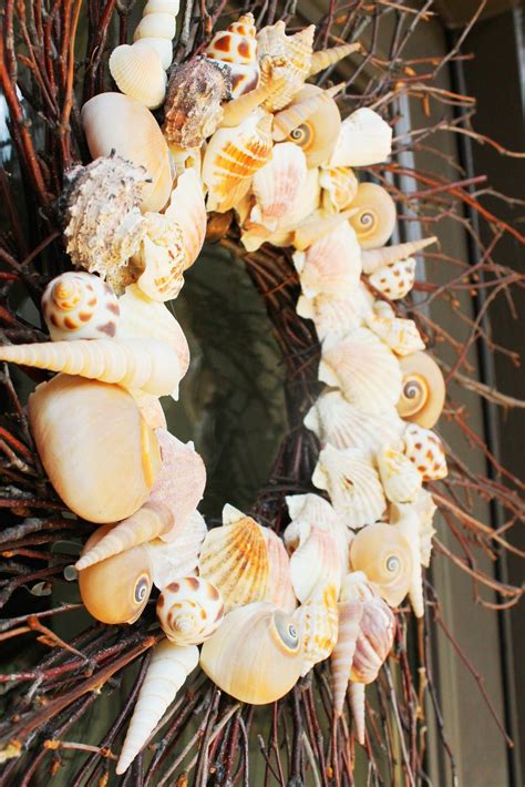 Easy Inexpensive Shell Wreath Wreaths Shell Wreath Inexpensive Wreaths