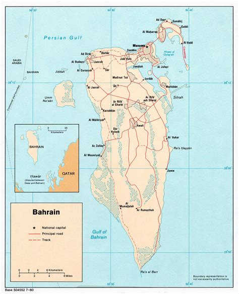 Maps Of Bahrain Detailed Map Of Bahrain In English Tourist Map Of