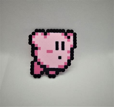 Kirby Perler Perler Beads Super Smash Bros 8 Bit Pixel Art Retro