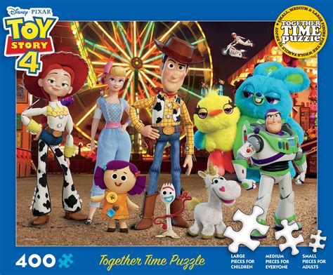 Ceaco Together Time Disney Pixar Toy Story 4 400 Piece Jigsaw Puzzle