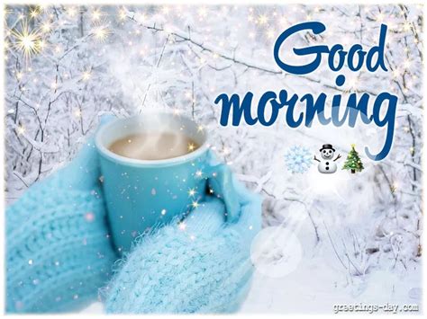 Good Morning Winter Images Good Morning Christmas Good Morning Coffee