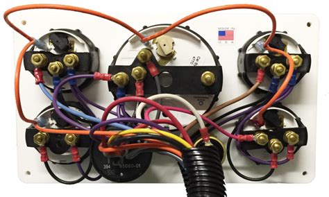 Gauges will require minor wiring revisions. Volvo Engine Instrument Panel 12Vdc Boat Panel
