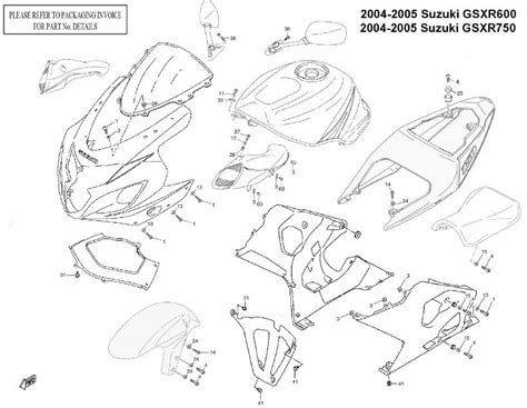 Complete Black Fairing Bolt Kit Body Screws for Suzuki GSXR 600 750 04