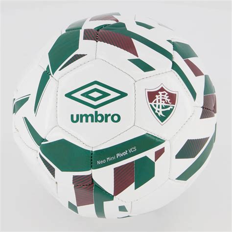 Mini Bola Umbro Fluminense Neo Pivot Branca E Verde Futfanatics