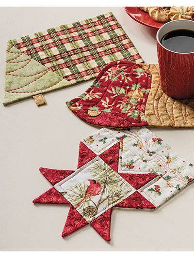 sewing patterns christmas mug rugs mug rug patterns mug rugs