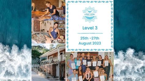 Level 3 Traditional Old Style Lomi Lomi Massage Training Peace Mojo House West Burleigh