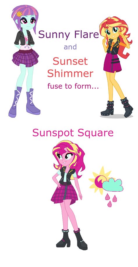 Sunset Shimmer And Sunny Flare Fusion By Berrypunchrules On Deviantart