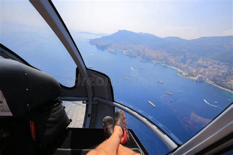 Helicopter Cabin Inside View Stock Photo Image Of Piloting Hight