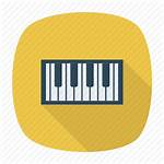Piano Keyboard Icon Play Electronic Multimedia Instrument