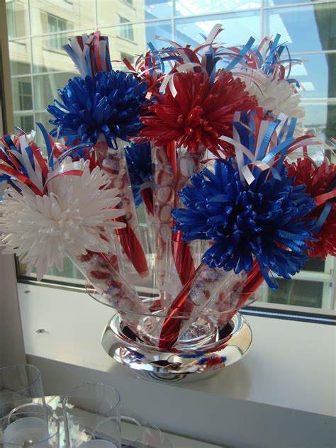 Alternative Centerpiece Decor For An Air Force Event They Double As