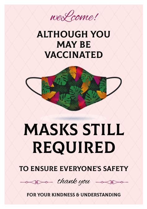 Copy Of Masks Still Required Poster Postermywall