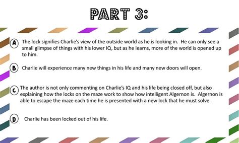Learn vocabulary, terms and more with flashcards, games and other study tools. Part 3 - FLOWERS FOR ALGERNON METAPHOR MAZE ESCAPE ROOM