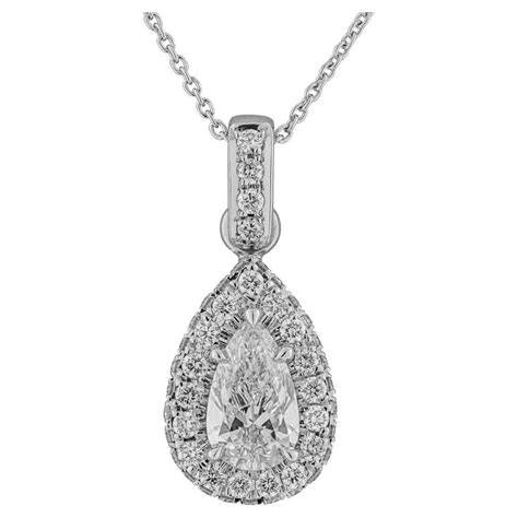 Gia Certified 317 Carat Pear Shaped Diamond Pendant For Sale At