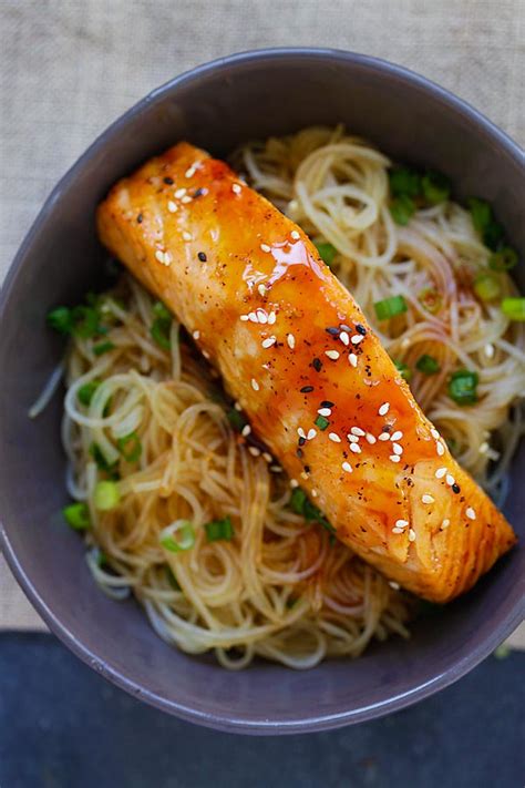 Allrecipes has more than 890 trusted noodle recipes complete with ratings, reviews and cooking tips. Salmon Teriyaki Noodles | Easy Delicious Recipes