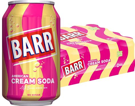 Buy Barr Since 1875 American Cream Soda No Sugar Sparkling Soft Drink