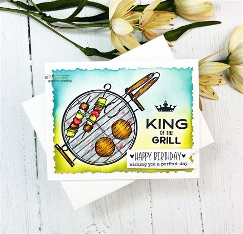 bbq king of the grill masculine birthday card 1 unity blog