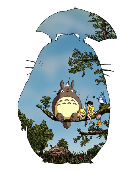 My Neighbor Totoro By Syrowart On Deviantart