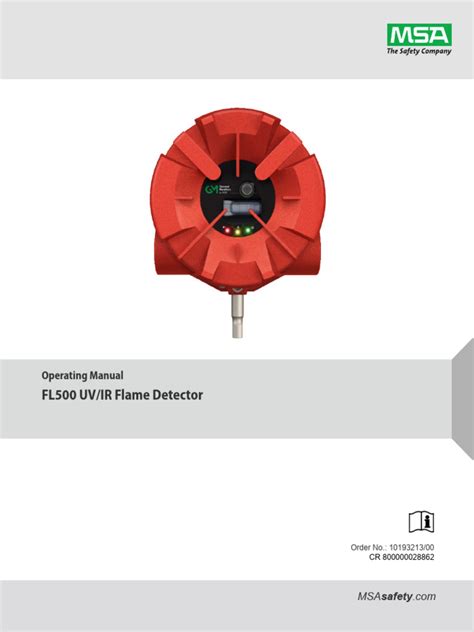 Fl500 Uvir Flame Detector Instruction Manual En Pdf Infrared