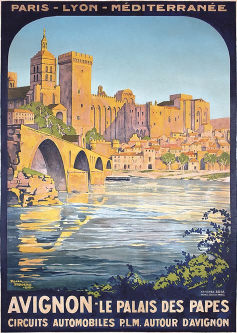 Old Original 1920s French Travel Poster Roger Broders