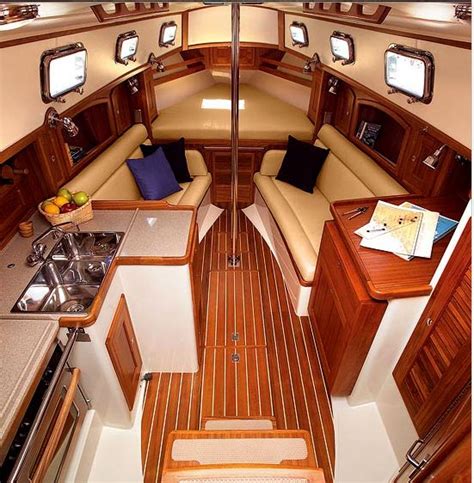 Beautiful And Comfortable Boat Interior Designs To Make Your Mouth