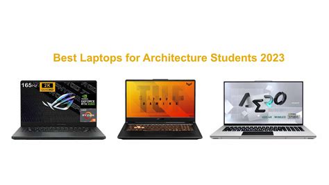 Best Laptops For Architecture Students 2023