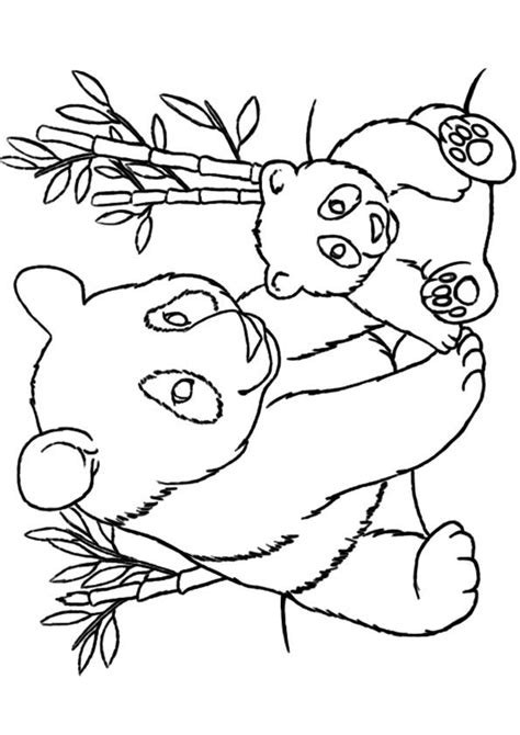 Mothers day coloring page of momma and baby panda bears you can. Top 25 Panda Bear Coloring Pages For Your Little Ones ...