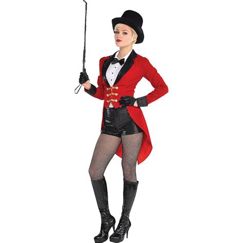 Adult Circus Ringmaster Costume Cosplay Ringmaster Costume Circus Outfits Halloween Fancy