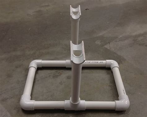 These are simple directions on how to make a stand use pvc pipe that can be easily cut at home without a lot of equipment and connected for an organized garage. How to Make a Bike Stand DIY Projects Craft Ideas & How To's for Home Decor with Videos