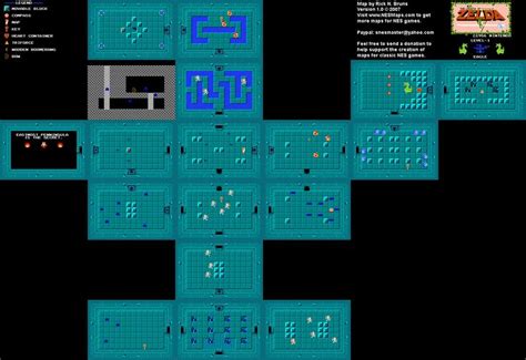 Zelda Nes Level 9 Map