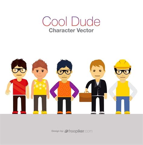 Vector Character Cartoons Peoples Vector Character Cartoon People