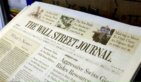 Wall Street Journal Closes Bureaus Starts Lay Offs Politico