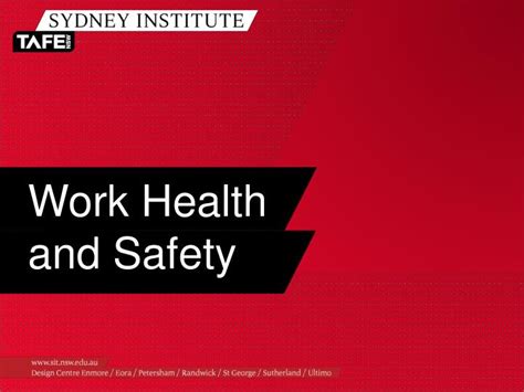 Ppt Work Health And Safety Powerpoint Presentation Free Download