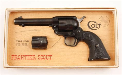 Colt Frontier Scout 62 Cal 22lrmag Sn57026p Nice Dual Cylinder 22