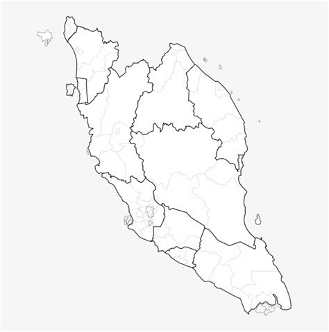Blank Map Of Malaysia