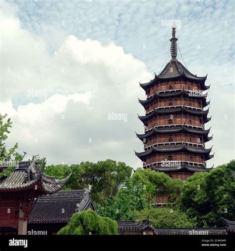 Ancient North Temple Tower The Landmark Of Suzhou China Photo In