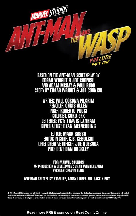 Marvel S Ant Man And The Wasp Prelude Issue Read Marvel S Ant Man