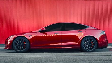 Tesla Model S And X Get New Ultra Red Paint Optional Round Steering
